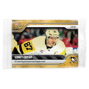 2023-24 TOPPS NOW /1 Gold Ice Parallel  #121- Sidney Crosby 6 (1 of 1)
