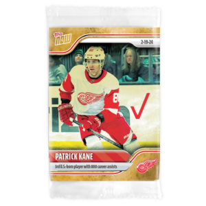 2023-24 TOPPS NOW /1 Gold Ice Parallel  #125- Patrick Kane 3 (1 of 1)