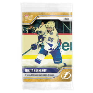 2023-24 TOPPS NOW /1 Gold Ice Parallel  #128- Nikita Kucherov (1 of 1)