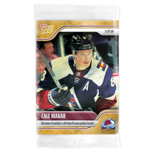 2023-24 TOPPS NOW /1 Gold Ice Parallel  #131- Cale Makar 3 (1 of 1)