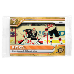 2023-24 TOPPS NOW /1 Gold Ice Parallel  #135- Lukas Dostal (1 of 1)