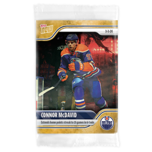 2023-24 TOPPS NOW /1 Gold Ice Parallel  #136- Connor McDavid 7 (1 of 1)