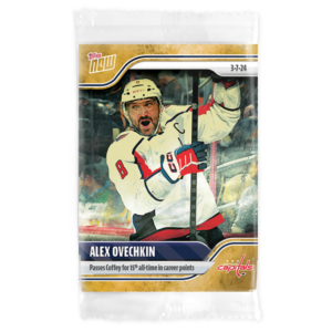 2023-24 TOPPS NOW /1 Gold Ice Parallel  #140- Alexander Ovechkin 3 (1 of 1)