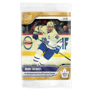 2023-24 TOPPS NOW /1 Gold Ice Parallel  #142- John Tavares 2 (1 of 1)