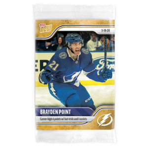 2023-24 TOPPS NOW /1 Gold Ice Parallel  #145- Brayden Point (1 of 1)