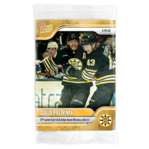 2023-24 TOPPS NOW /1 Gold Ice Parallel  #149- David Pastrnak (1 of 1)