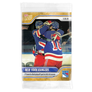 2023-24 TOPPS NOW /1 Gold Ice Parallel  #153- New York Rangers 2 (1 of 1)