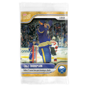 2023-24 TOPPS NOW /1 Gold Ice Parallel  #158- Tage Thompson (1 of 1)