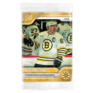 2023-24 TOPPS NOW /1 Gold Ice Parallel  #163- Brad Marchand 3 (1 of 1)