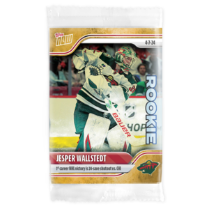 2023-24 TOPPS NOW /1 Gold Ice Parallel  #167- Jesper Wallstedt (1 of 1)