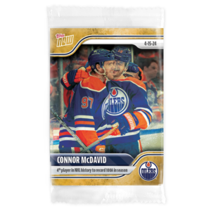 2023-24 TOPPS NOW /1 Gold Ice Parallel  #173- Connor McDavid 10 (1 of 1)