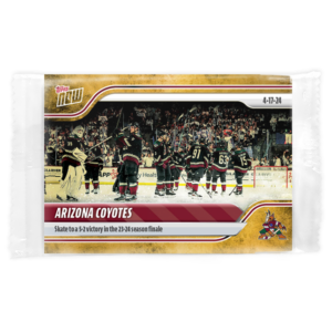 2023-24 TOPPS NOW /1 Gold Ice Parallel  #174- Arizona Coyotes (1 of 1)
