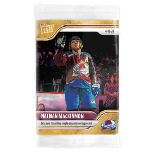 2023-24 TOPPS NOW /1 Gold Ice Parallel  #175- Nathan MacKinnon 8 (1 of 1)