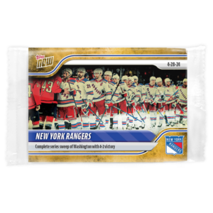 2023-24 TOPPS NOW /1 Gold Ice Parallel  #185- New York Rangers 4 (1 of 1)