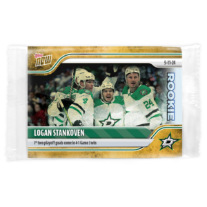 2023-24 TOPPS NOW /1 Gold Ice Parallel  #195- Logan Stankoven 2 (1 of 1)