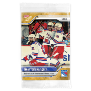2023-24 TOPPS NOW /1 Gold Ice Parallel  #207- New York Rangers 7 (1 of 1)