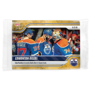2023-24 TOPPS NOW /1 Gold Ice Parallel  #226- Edmonton Oilers 10 (1 of 1)