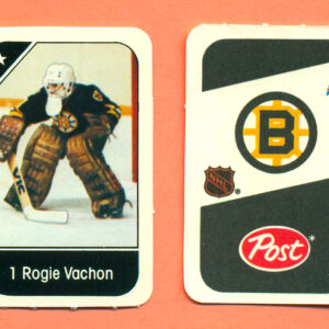 1982 Post Mini Cards #8-Rogatien Vachon