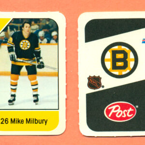 1982 Post Mini Cards #10-Mike Milbury