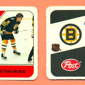 1982 Post Mini Cards #11-Peter McNab