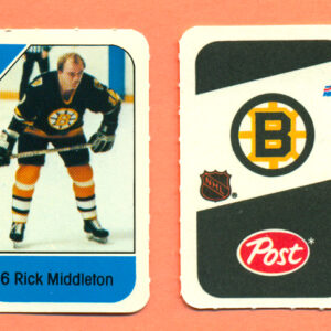 1982 Post Mini Cards #13-Rick Middleton