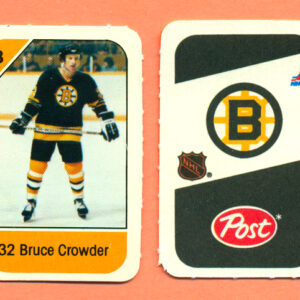 1982 Post Mini Cards #14-Bruce Crowder