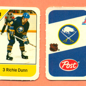 1982 Post Mini Cards #17-Richie Dunn