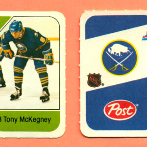1982 Post Mini Cards #23-Tony McKegney