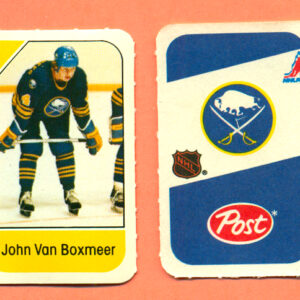 1982 Post Mini Cards #25-John van-Boxmeer