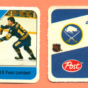 1982 Post Mini Cards #29-Yvon Lambert