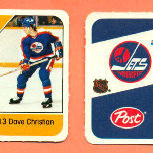 1982 Post Mini Cards #37-Dave Christian
