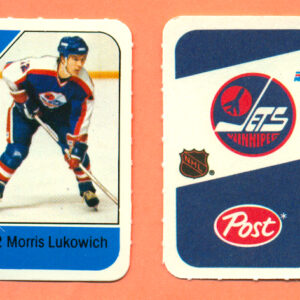 1982 Post Mini Cards #44-Morris Lukowich