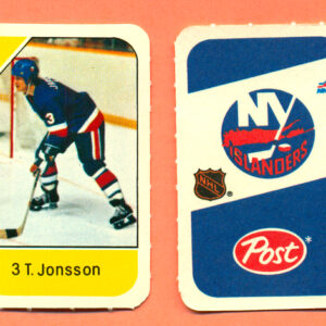 1982 Post Mini Cards #49-Tomas Jonsson