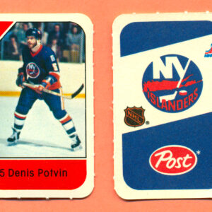 1982 Post Mini Cards #51-Denis Potvin