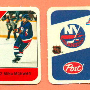 1982 Post Mini Cards #59-Mike McEwan