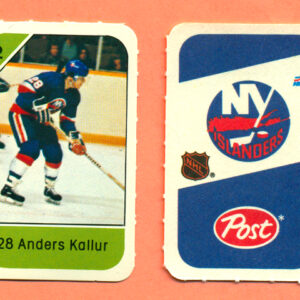 1982 Post Mini Cards #63-Anders Kallur