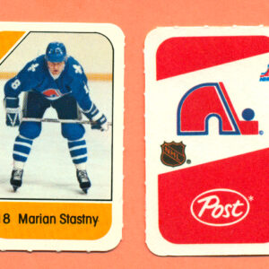 1982 Post Mini Cards #69-Marian Stastny