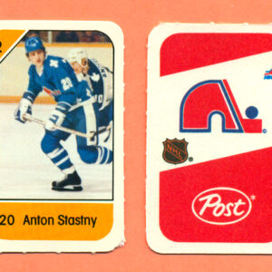 1982 Post Mini Cards #70-Anton Stastny