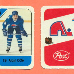1982 Post Mini Cards #77-Alain Cote
