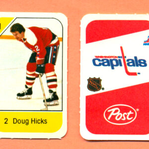 1982 Post Mini Cards #81-Doug Hicks