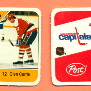 1982 Post Mini Cards #86-Glen Currie