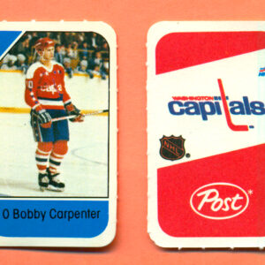 1982 Post Mini Cards #92-Bob Carpenter