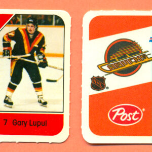 1982 Post Mini Cards #99-Gary Lupul