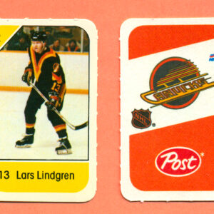 1982 Post Mini Cards #105-Lars Lindgren