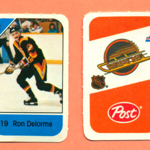 1982 Post Mini Cards #108-Ron Delorme