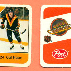 1982 Post Mini Cards #110-Curt Fraser