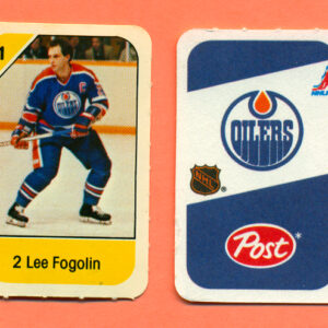 1982 Post Mini Cards #113-Lee Fogolin
