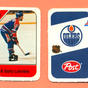 1982 Post Mini Cards #114-Garry Lariviere
