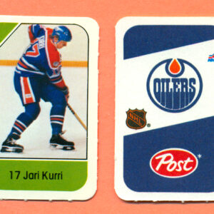 1982 Post Mini Cards #119-Jari Kurri