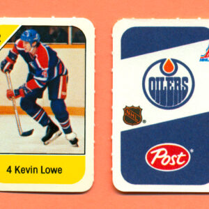 1982 Post Mini Cards #121-Kevin Lowe